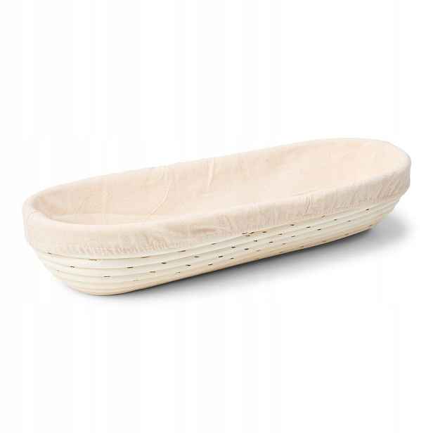 Oválný proutěný košík s plátnem 41 x 15 cm Patisse