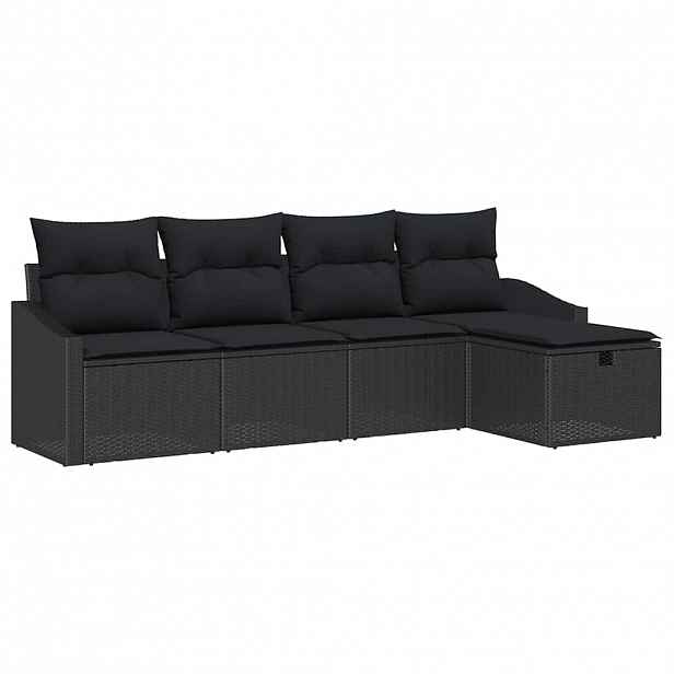 vidaXL Set pohovek 6 ks polyratan