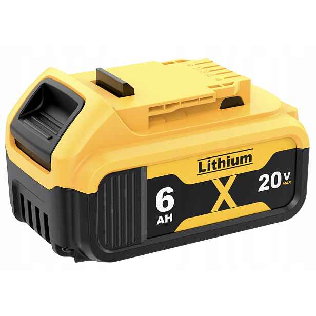 Akumulátor Náhradní díl pro DeWalt 20V 6.0Ah Li-Ion DCB184 DCB182 DCB200 DCB201