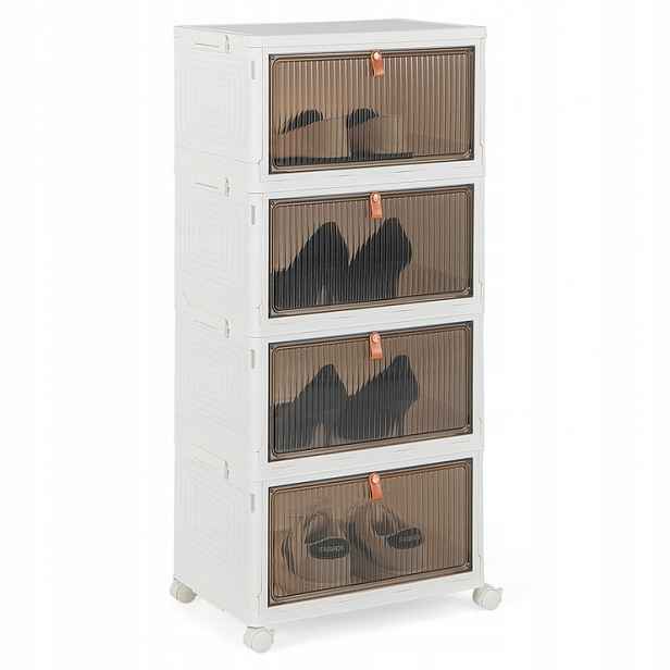 Botník Costway 39 x 84 x 27 cm bílá