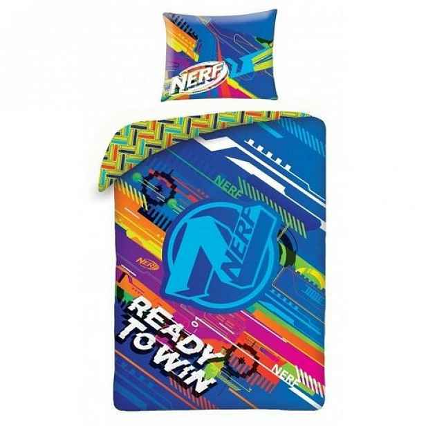 Bavlněné povlečení NERF 140 x 200 cm + dárek zdarma