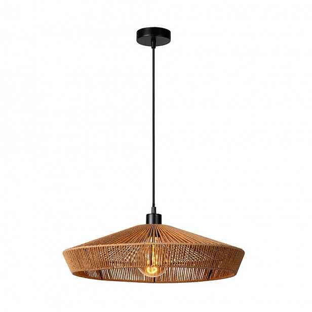 Hnědá závěsná lampa Yunkai s teplým leskem nad stůl 50/72/Lucide