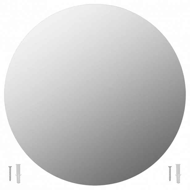 vidaXL Nástěnné zrcadlo 50 cm kulaté sklo