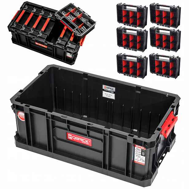 Box Na Nářadí Qbrick System Two Toolbox Plus Kuweta 6 x Organizer