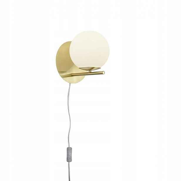Nástěnná lampa Nástěnné svítidlo Kov Sklo Mosaz Led Nyxis Moderní E14 Trio