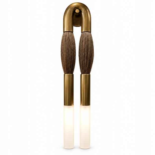 Nástěnná Led lampa retro měděná 67 cm dekorativní lampa loft glamour