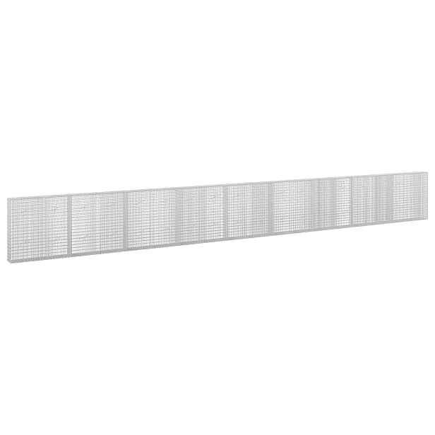vidaXL Gabion s drátem 5 mm a síťkou 5x2,5 cm 900x20x100 cm