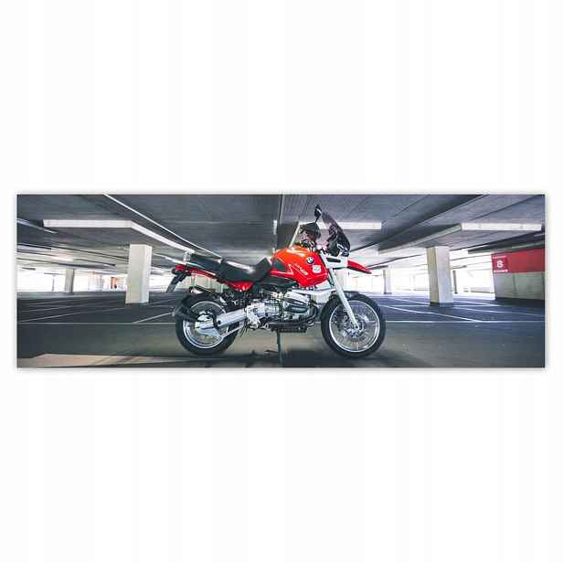 Plakáty 200x66 Červený motocykl Bmw