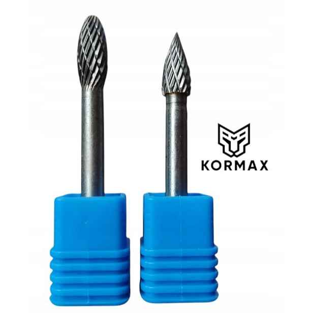 Fréza pilník vysokorychlostní rotační 8 mm na kov s karbidem Set 2ks