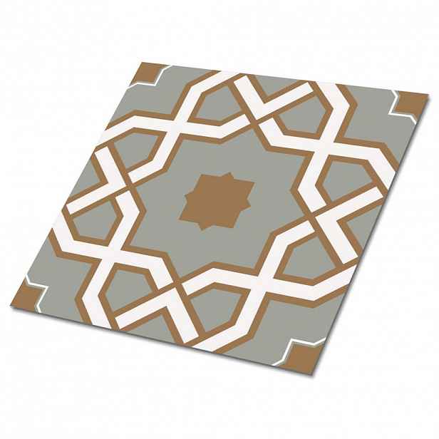 TULUP SAMOLEPICÍ OBKLADY NA STĚNU 9 ks 30x30 cm Geometrický vzor