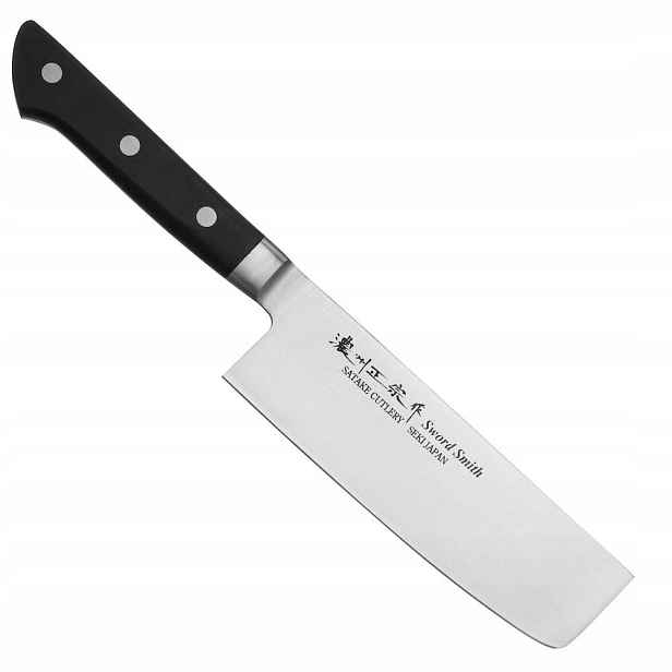 Satake Satoru Japonský ostrý Nůž Sekací sekáček Nakiri 56-58 Hrc 16 cm
