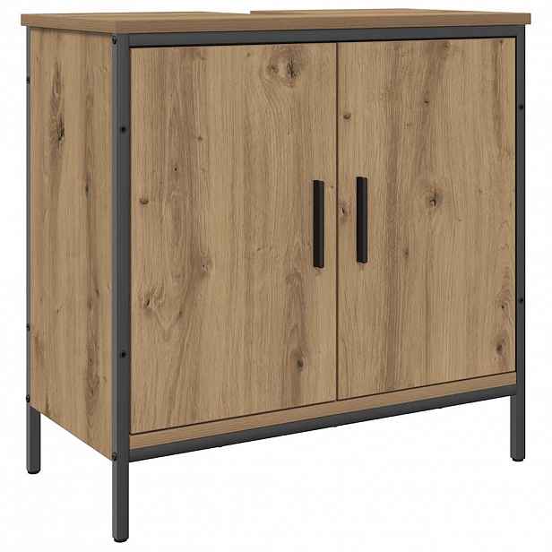 vidaXL Skříňka pod umyvadlo dub artisan 60x30x60 cm kompozitní dřevo