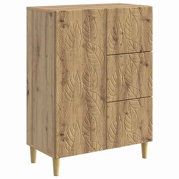 vidaXL Servírovací skříň Dub artisan 66 x 34,5 x 90 cm