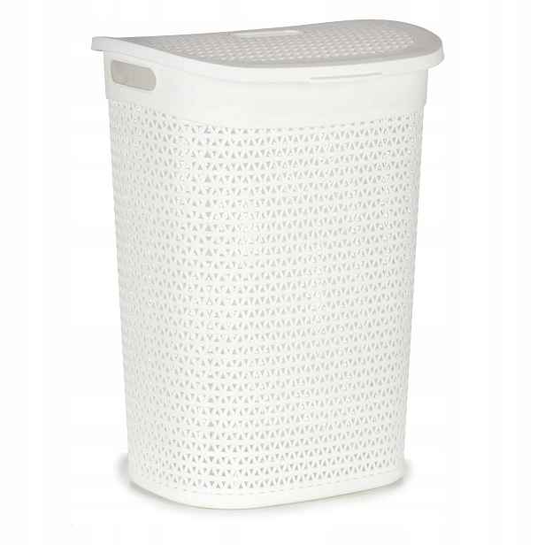 Koš na prádlo Breeze Line, 60 l, bílý