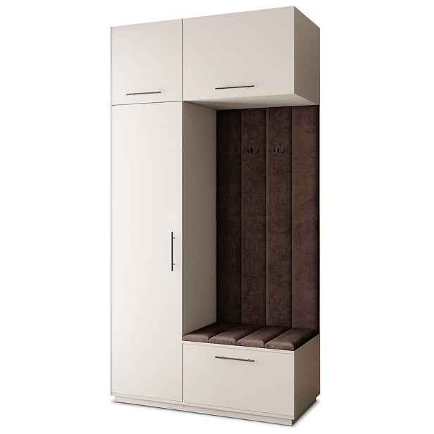MASSENO MODERNÍ PŘEDSÍŇOVÁ SESTAVA REMA, 120/240/60 cm, kašmírová