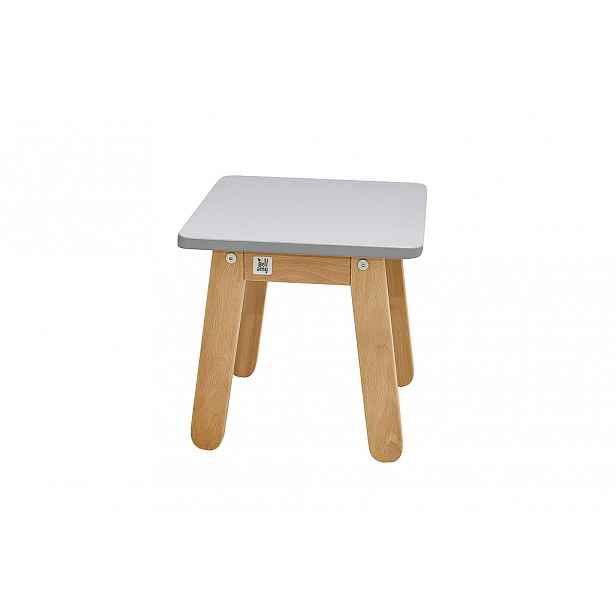 Bellamy Šedá dětská stolička WOODY GREY