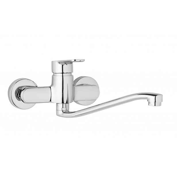 JB Sanitary MIRAM M103520 - Nástěnná dřezová a umyvadlová baterie MIRAM 150 mm; S ramínko 250 mm, rozteč 150 mm