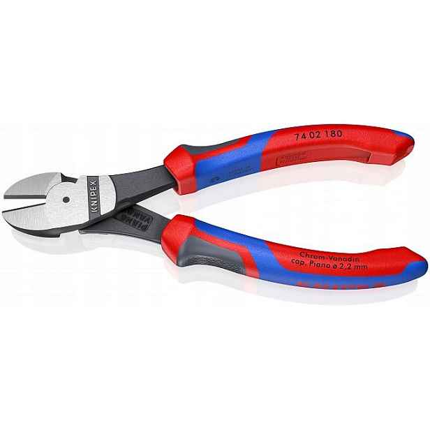 Knipex Silové boční štípací kleště, precizní břity, 74 02 180