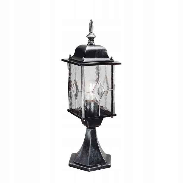 Venkovní stojací lampa černá, tradiční, klasická, 52 cm Elstead
