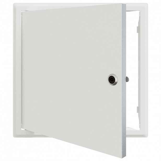 vidaXL Přístupový panel Bílá 33 x 33 x 3 cm Ocel