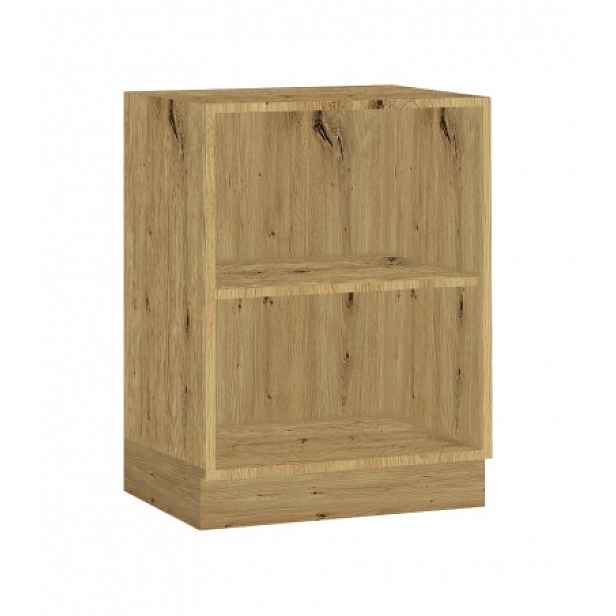 ArtExt Kuchyňská skříňka vysoká FLORENCE lesk | D14DP 60 207 Barva korpusu: Dub artisan