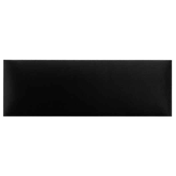 Čalouněný nástěnný panel různé rozměry x šířka 20 cm černá obdélník MyBestHome Rozměr: 80x20 cm
