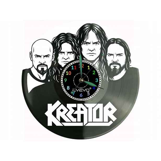 Kreotor Dárek Originální dekorace do domu Hodiny z vinylové desky