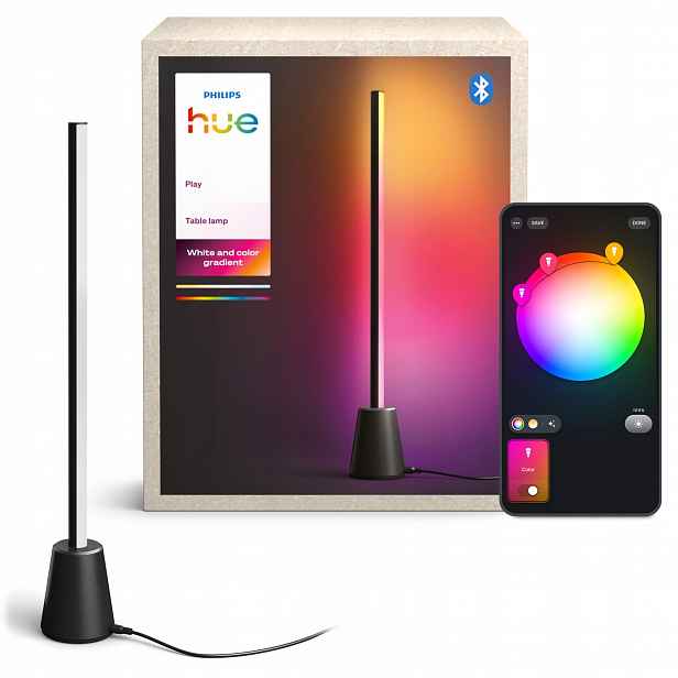 Led stolní lampa Gradient 400lm Rgb 60 cm Smart Play Table Philips Hue