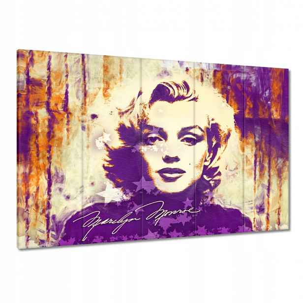 Obrazy 100x70 Marilyn Monroe Fialová