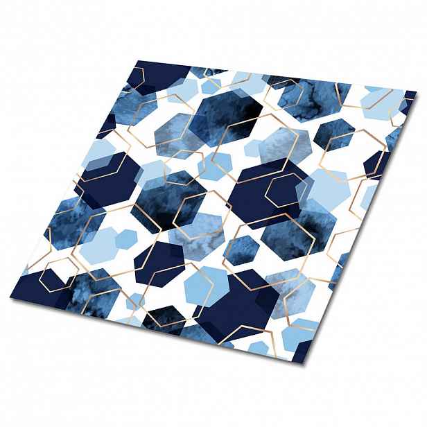TULUP SAMOLEPICÍ OBKLADY NA STĚNU 9 ks 30x30 cm Geometrická abstrakce