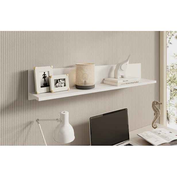 Závěsná polička GABRIX - bílá