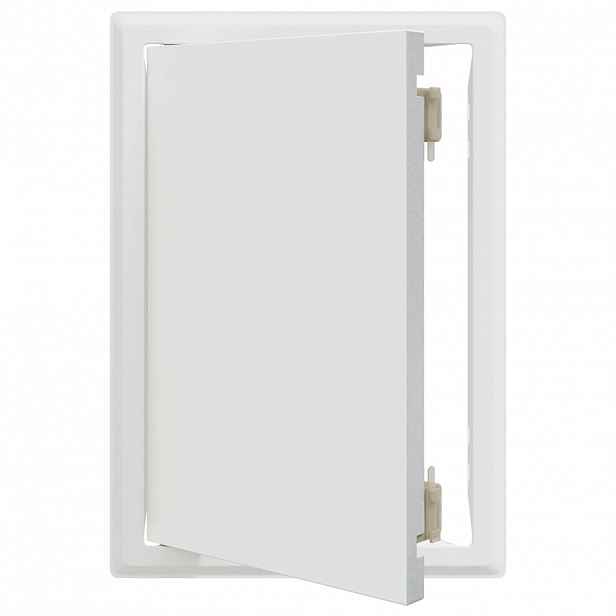 vidaXL Přístupový panel Bílá 33 x 23 x 3 cm Ocel