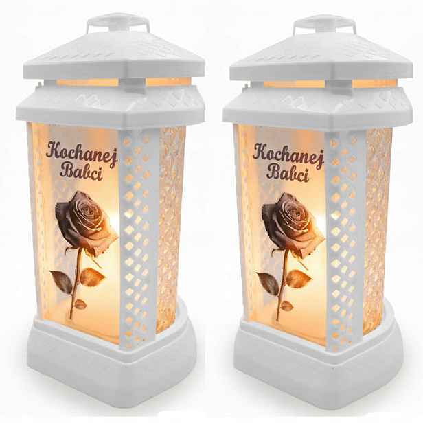 2x Hřbitovní Svíčka Velký Na Hrob Hřbitov Lampion Pro Babičku Kapličku Vložka