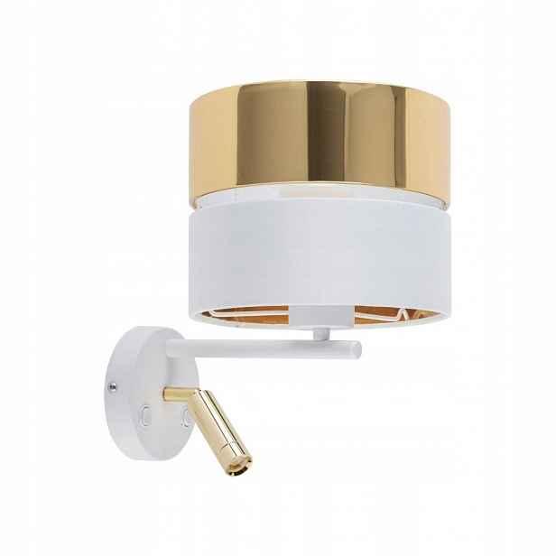 Nástěnná lampa na čtení Hilton Bílo-zlatá Tk Lighting