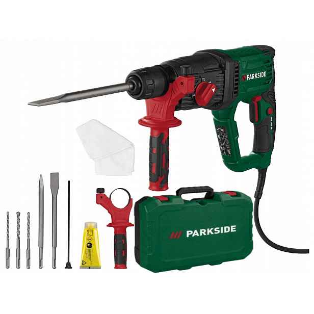 Příklepová vrtačka Parkside vrtací kladivo Pbh 1050 kladivo Sds Plus 3J Kufr