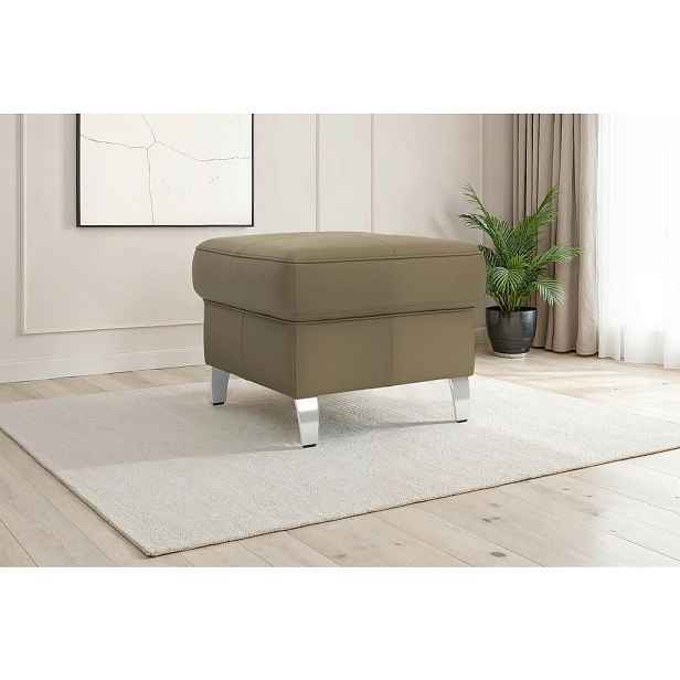 Sit & More TABURET, kůže, 58/48/58 cm