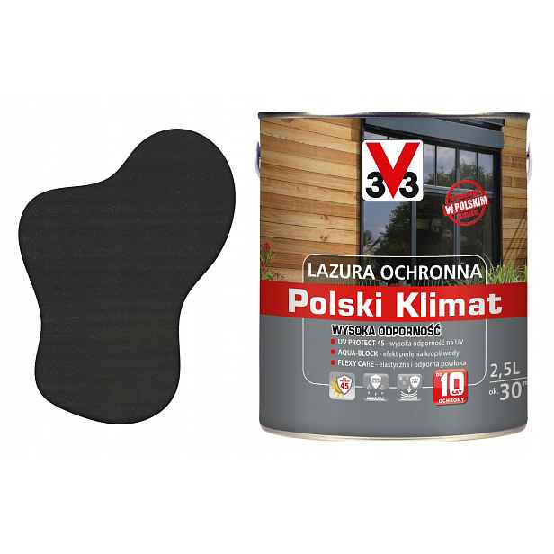 3V3 Výkonný lakovací nátěr na dřevo s dekorativní impregnací na dřevo Extra
