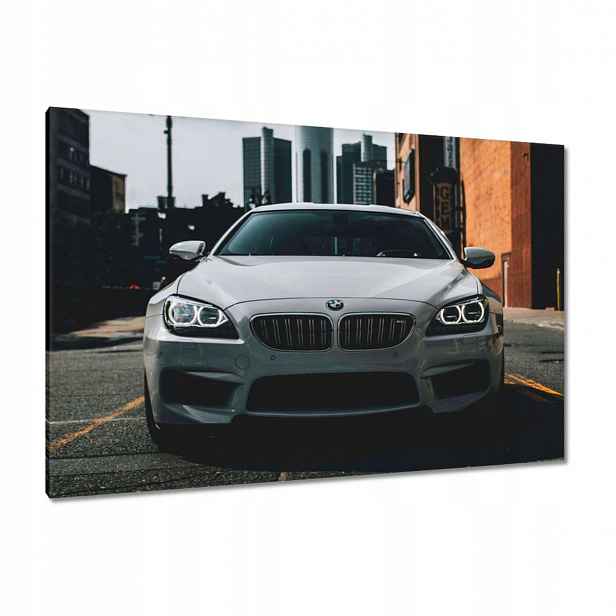 Obrazy 120x80 Bílé sportovní Bmw