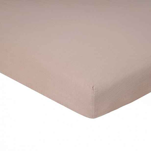 Bellamy Dětské mušelínové prostěradlo SESAME 70x140 cm béžové