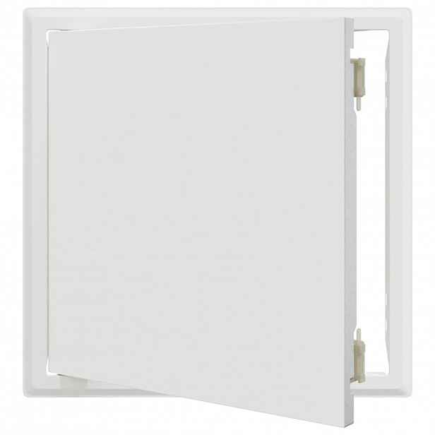 vidaXL Přístupový panel Bílá 33,5 x 33,5 x 3 cm Ocel