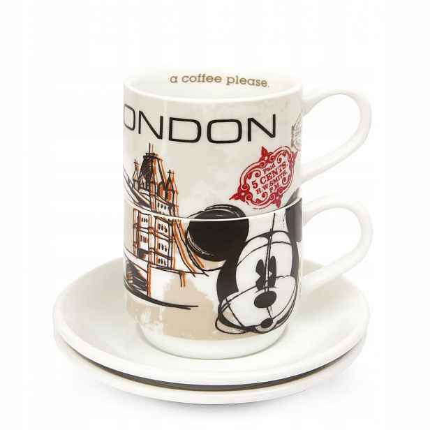 Disney – sada 2 šálků na espresso London.