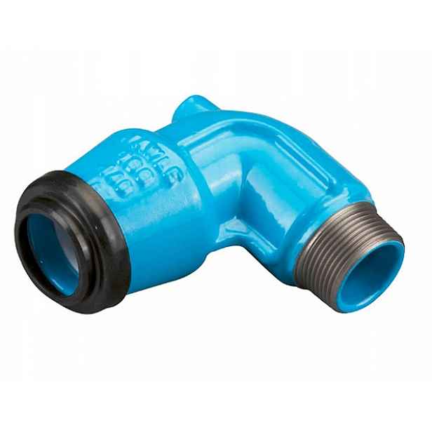 Koleno Iso gel pro Pe trubky Dn 40/1 1/4" 90 st. vnější závit (6460)