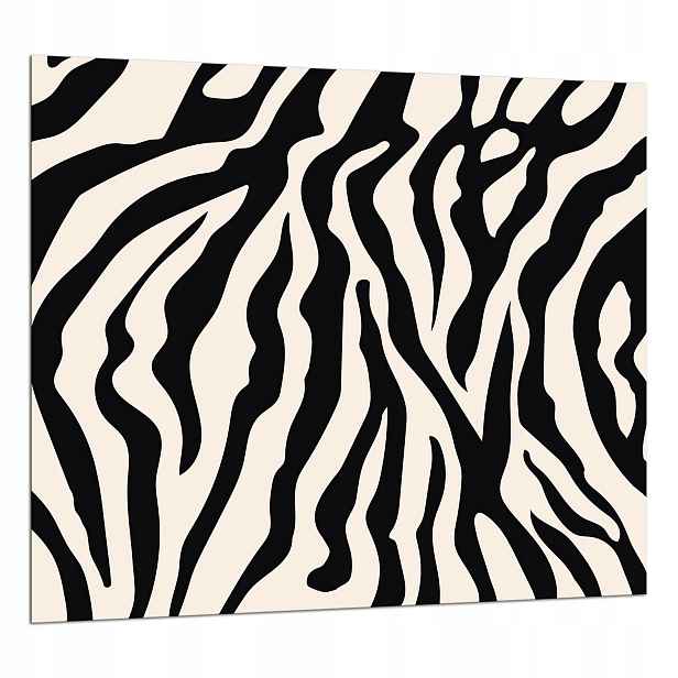 Skleněná Ochranná Deska 65x60 Zebra