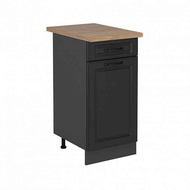 Vicco SPODNÍ SKŘÍŇKA KUCHYŇSKÉ LINKY R-Line Antracitový venkovský dům 40 cm , PD Dub