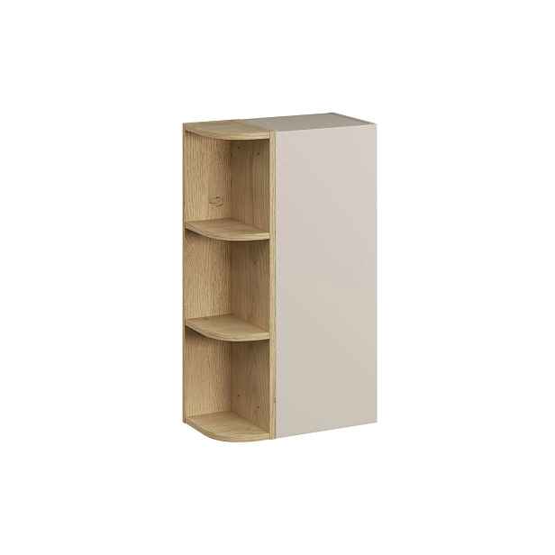 Comad Závěsná horní koupelnová skříňka Dalia Cashmere 45 cm kašmírová/dub cremona