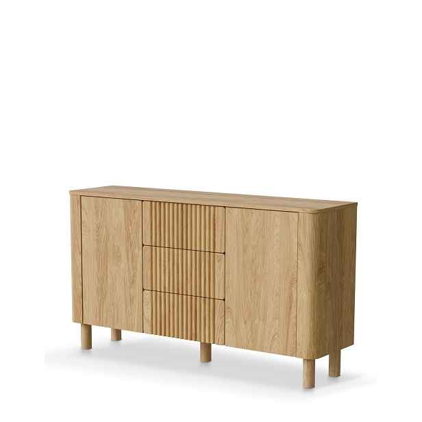 Komoda se zásuvkami Arango KM-1 150x85 cm, dub hikora