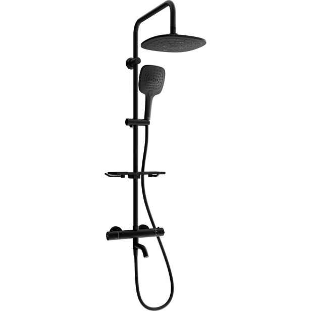 MEXEN - KT17 vanový sloup s termostatickou baterií, černá 779001793-70
