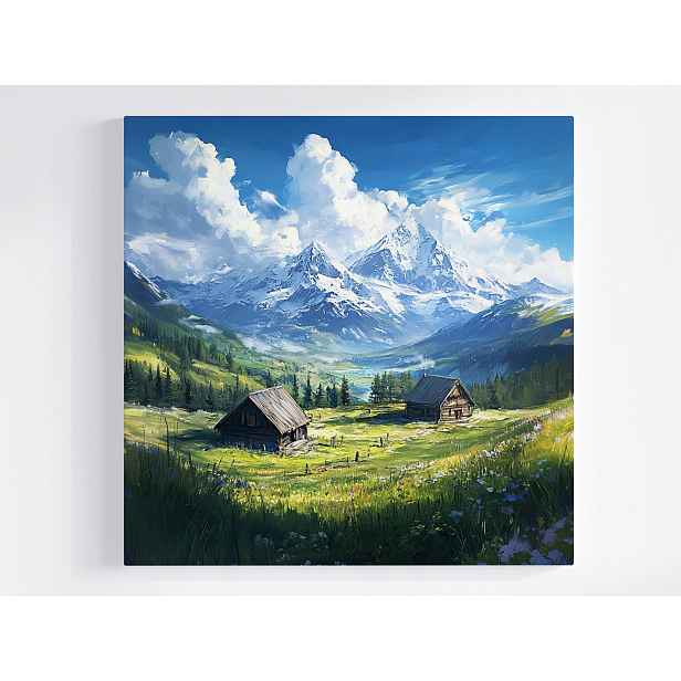 Obraz Na Plátně Canvas Polska Hory Tatry Polana Louka Hala Dolina 50x50