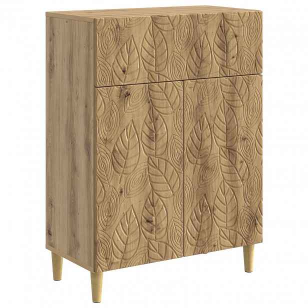 vidaXL Servírovací skříň Dub artisan 66 x 34,5 x 90 cm