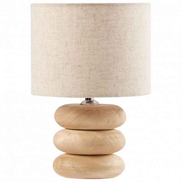 Beliani STOLNÍ LAMPA Hnědá Betwa